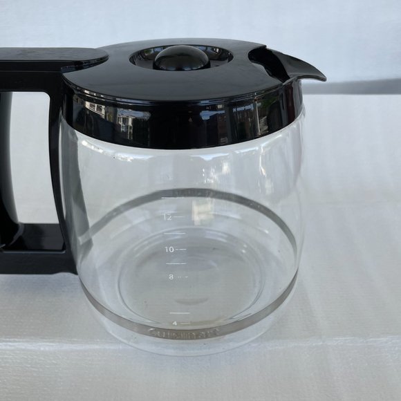 Cuisinart Glass Carafe 14 Cup Coffee Maker Black Replacement Pot - Picture 4 of 6